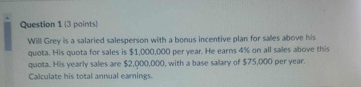 Please help me answer my quiz. Question 1 (3