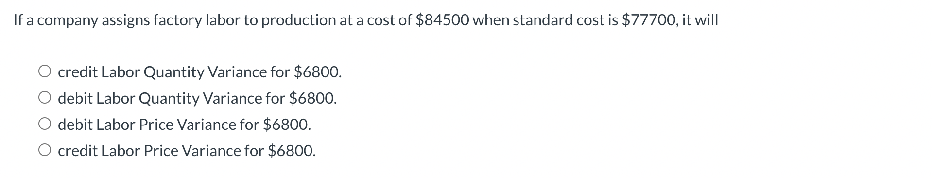 I f a company assigns factory labor t o