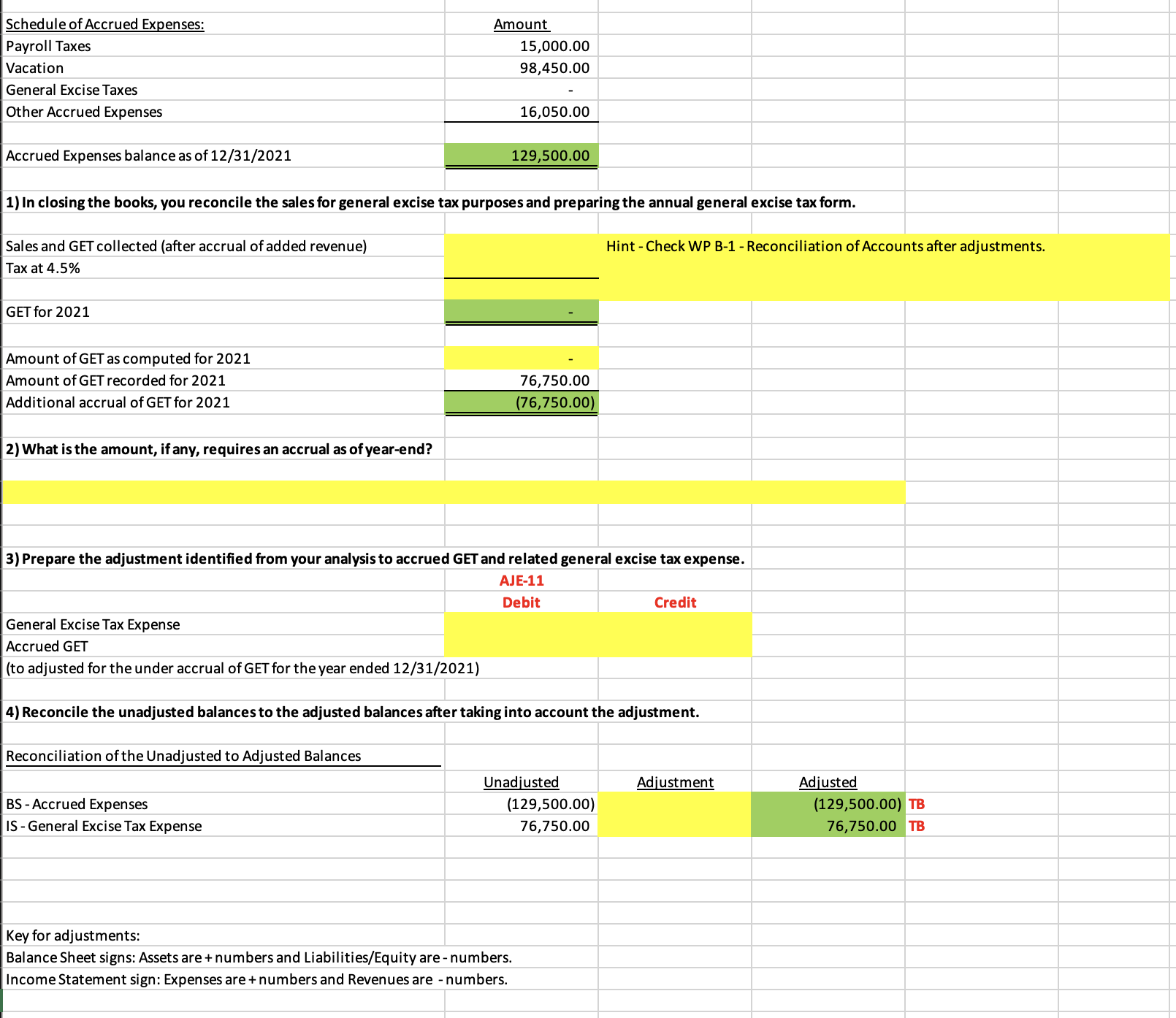 Task - Based on the information provided,