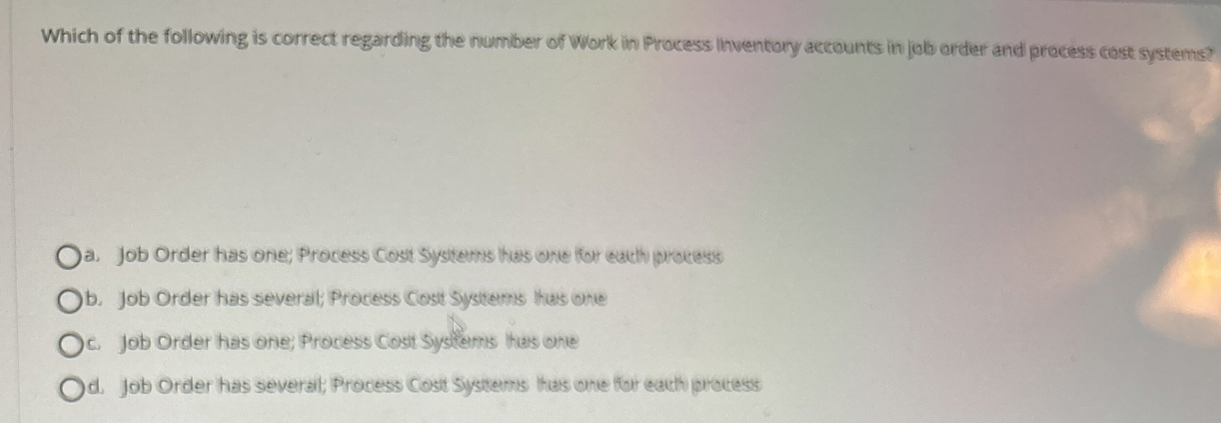 Which of the following is correct regarding the