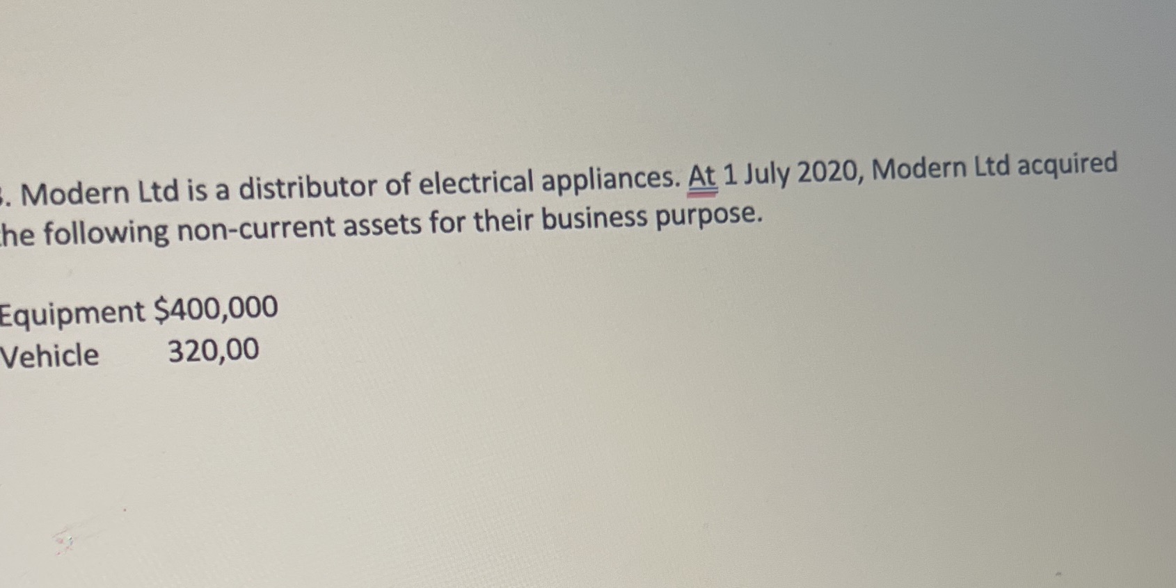 . Modern Ltd is a distributor of electrical
