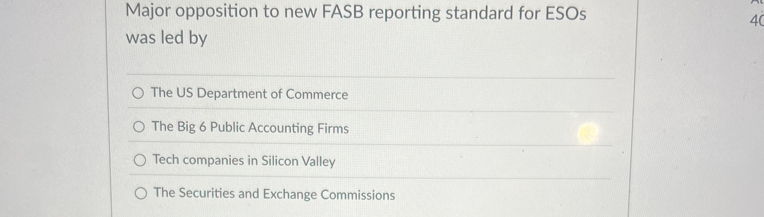 Major opposition to new FASB reporting standard