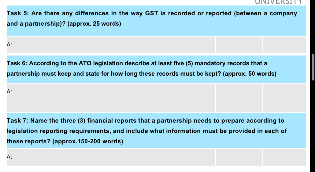 UNIVERSIT Task 5: Are there any differences in