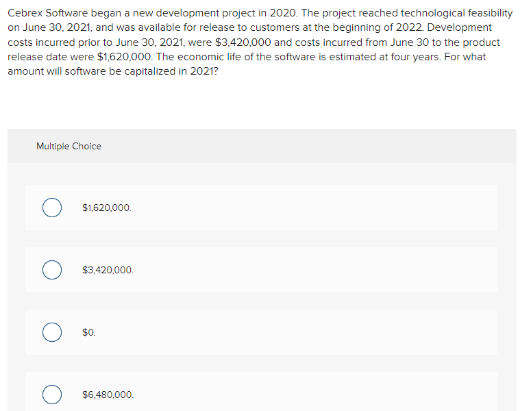 Cebrex Software began a new development project