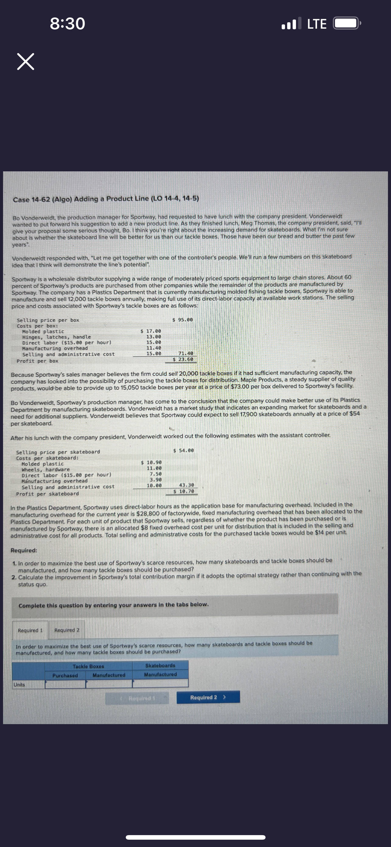 8 : 3 0 . ll LTE Case 1 4 - 6 2 ( Algo ) Adding a