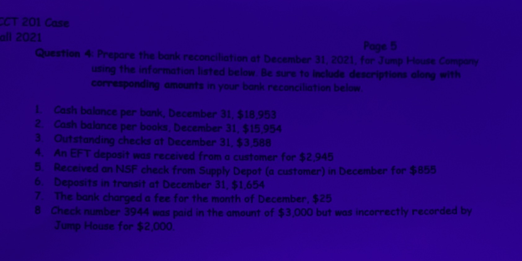 CT 201 Case all 2021 Page 5 Question 4: Prepare