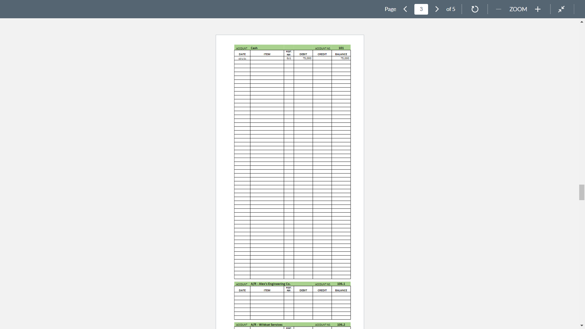 ACCT 305 Practice Set : Fail 2022 Practice Set