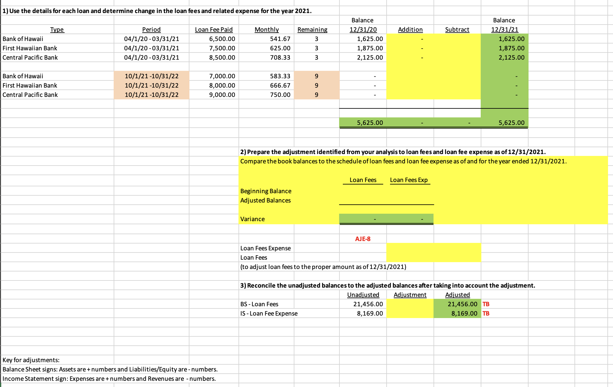 Task - Based on the information provided, use the