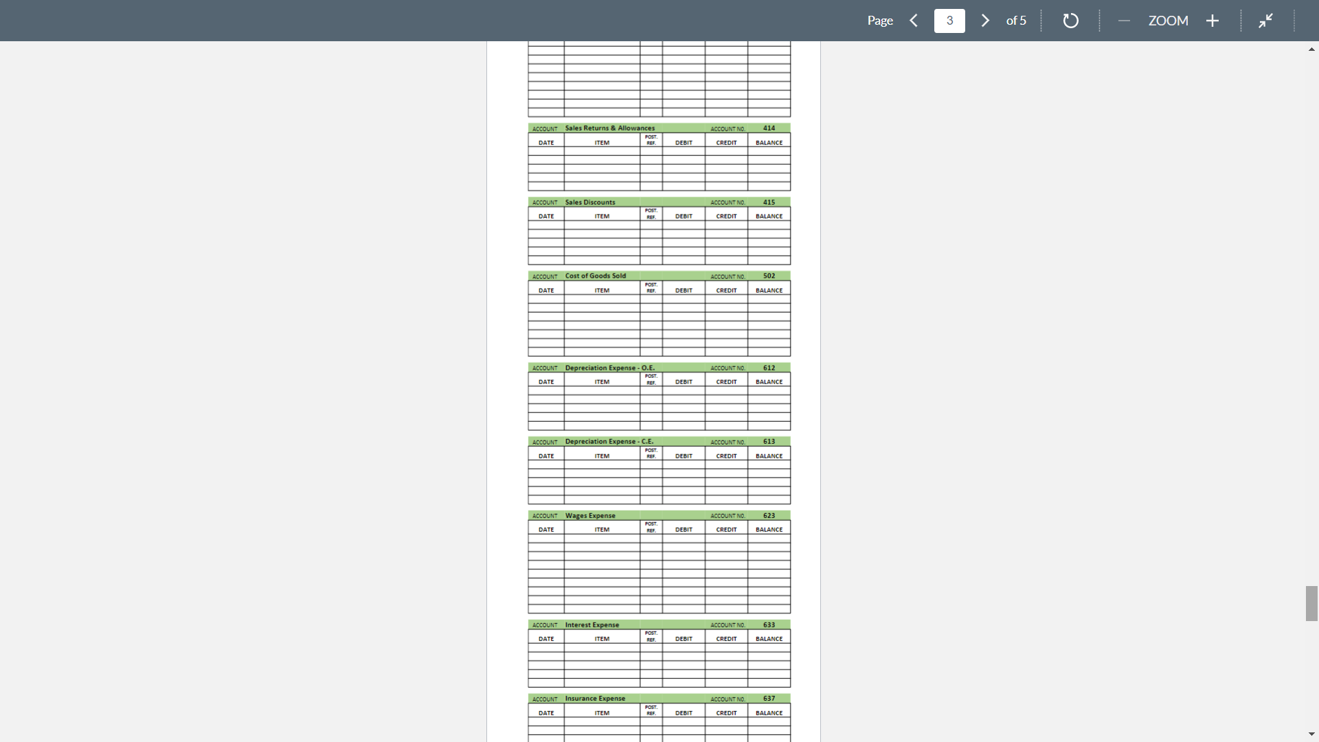 ACCT 305 Practice Set : Fail 2022 Practice Set