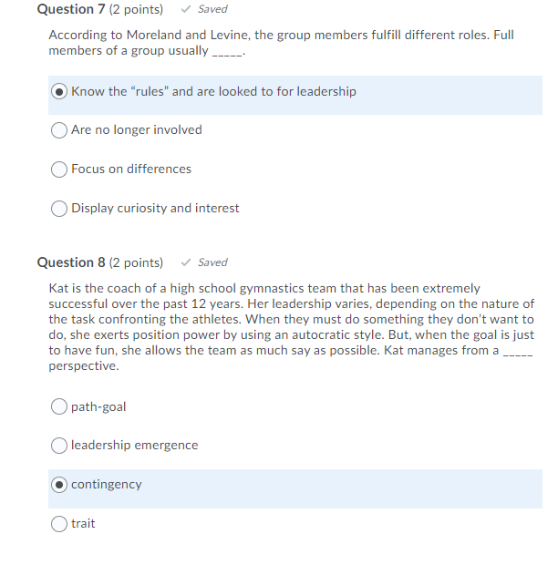 Question 1 {2 points] 2' Saved Mary believes