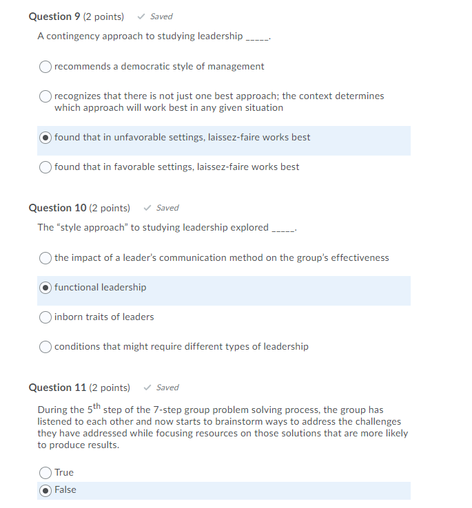 Question 1 {2 points] 2' Saved Mary believes