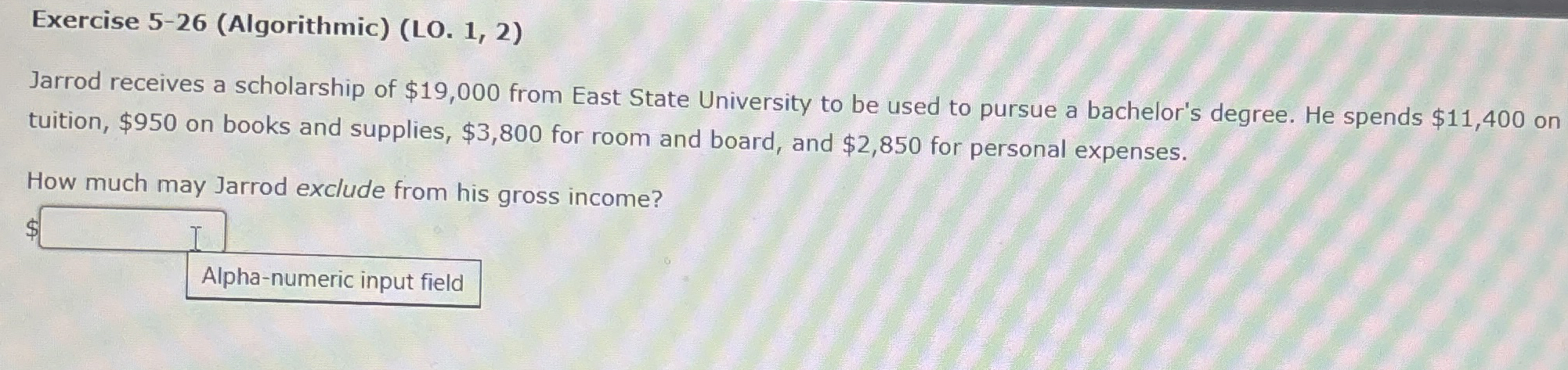 Exercise 5 - 2 6 ( Algorithmic ) ( LO . 1 , 2 )