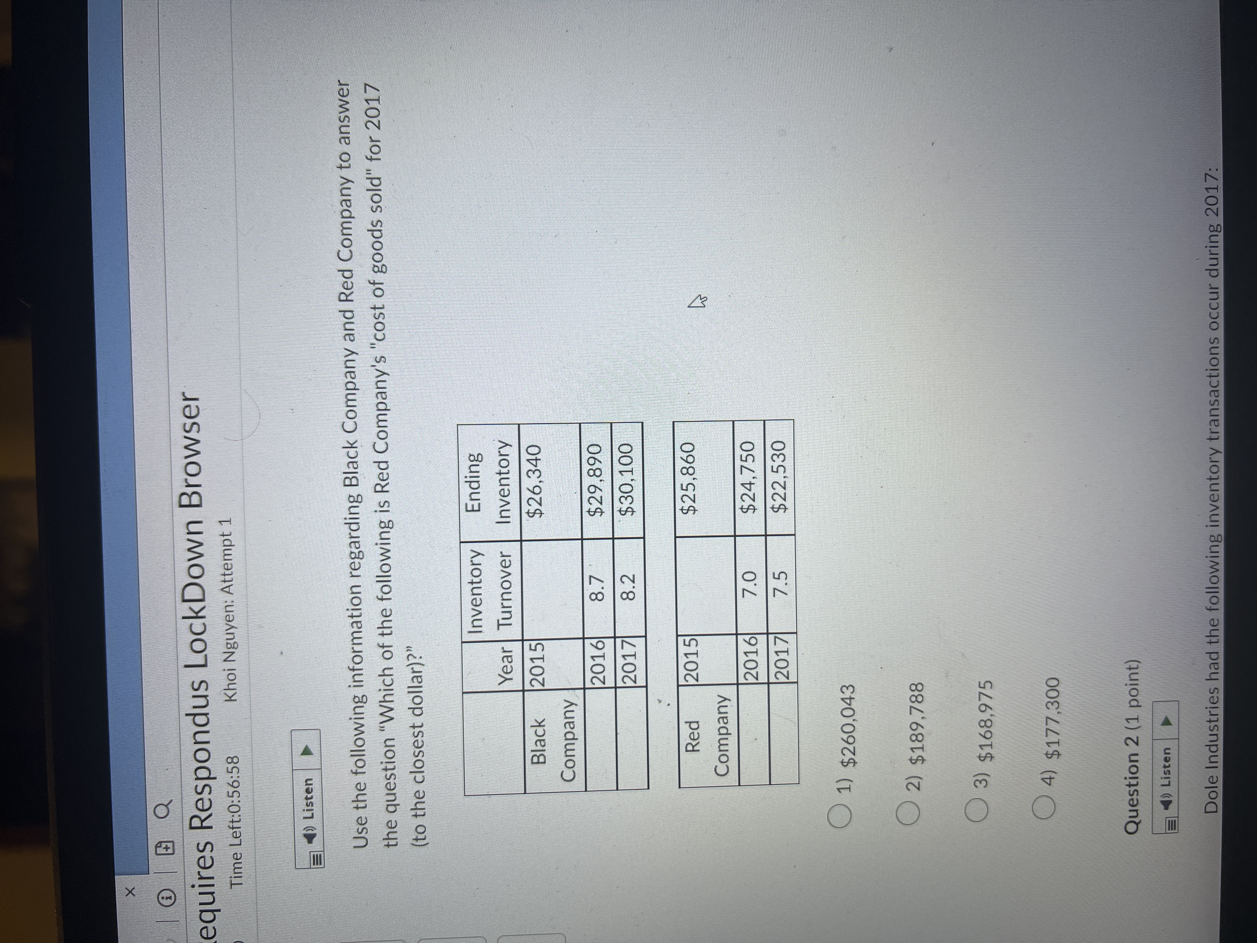 X . A Q equires Respondus LockDown Browser Time