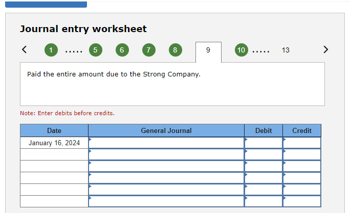 Required information [The following information