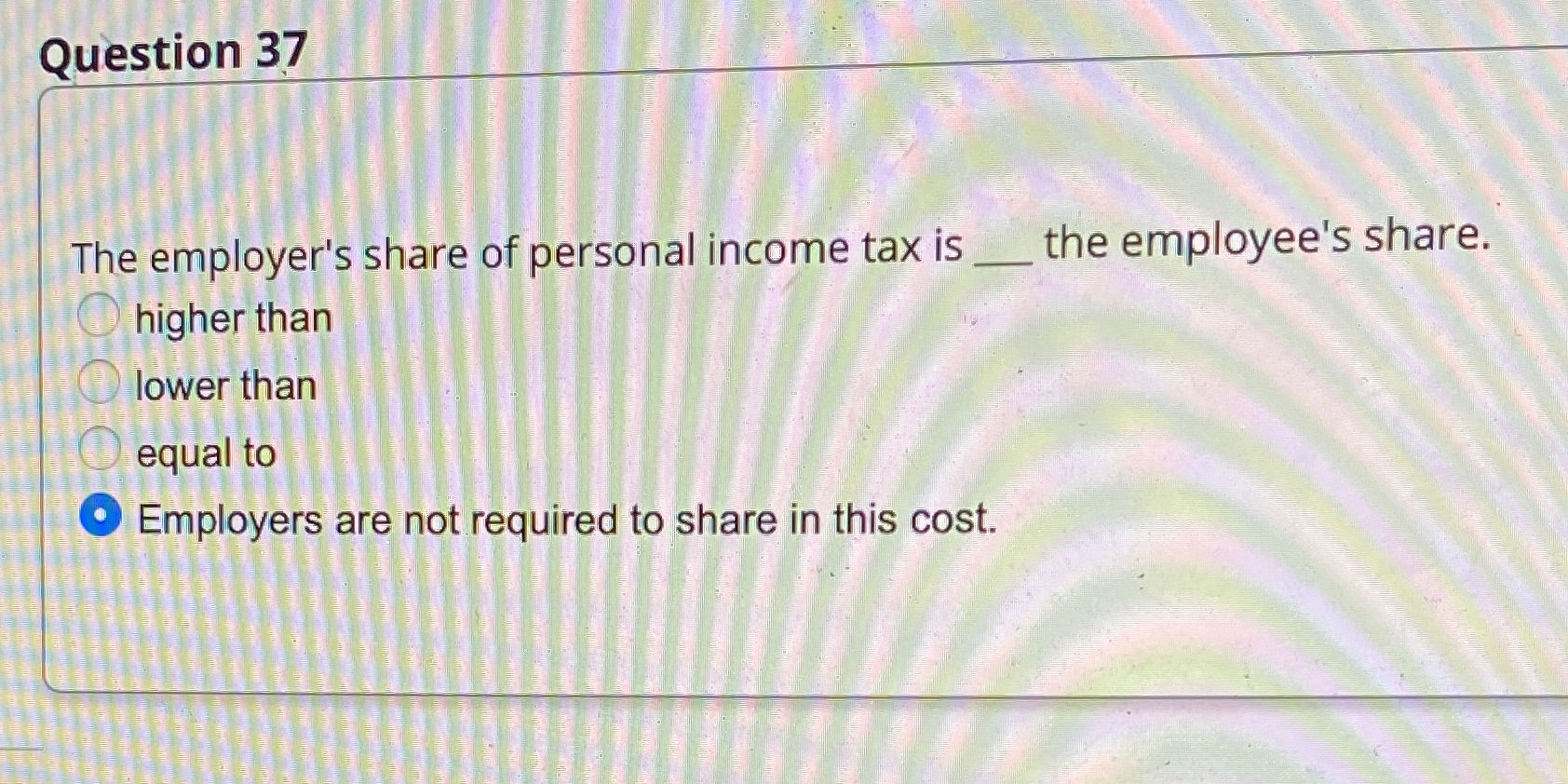 Just need the answer asap please Question 37 The