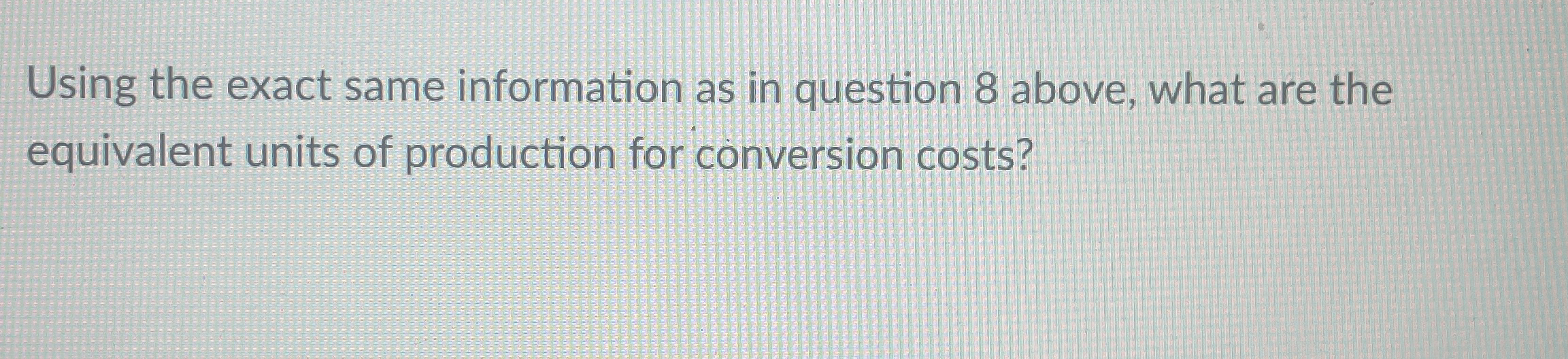 A department adds raw materials to a process at