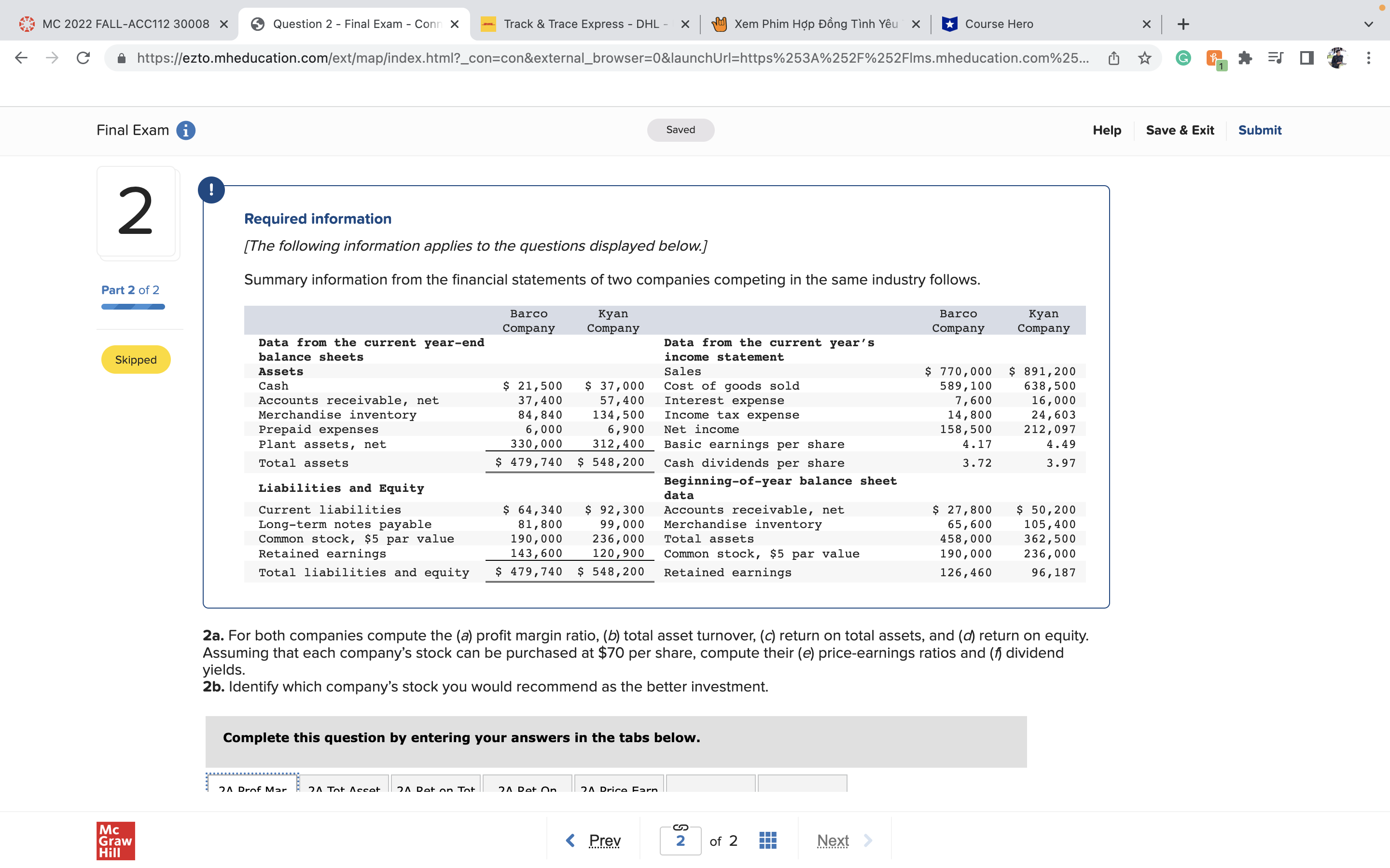MC 2022 FALL-ACCHZ 30008 X 6 Question 2 - Final