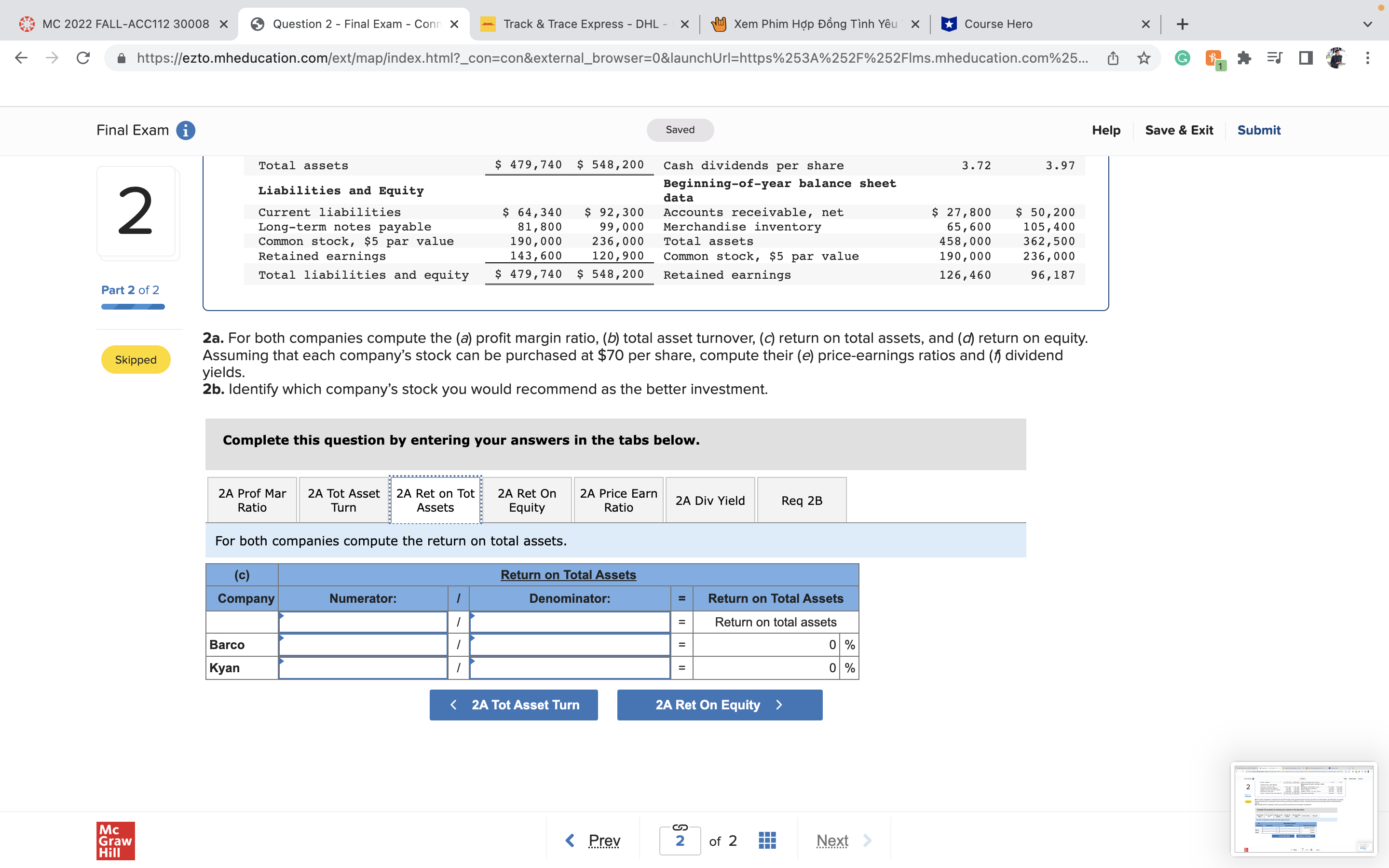 MC 2022 FALL-ACCHZ 30008 X 6 Question 2 - Final