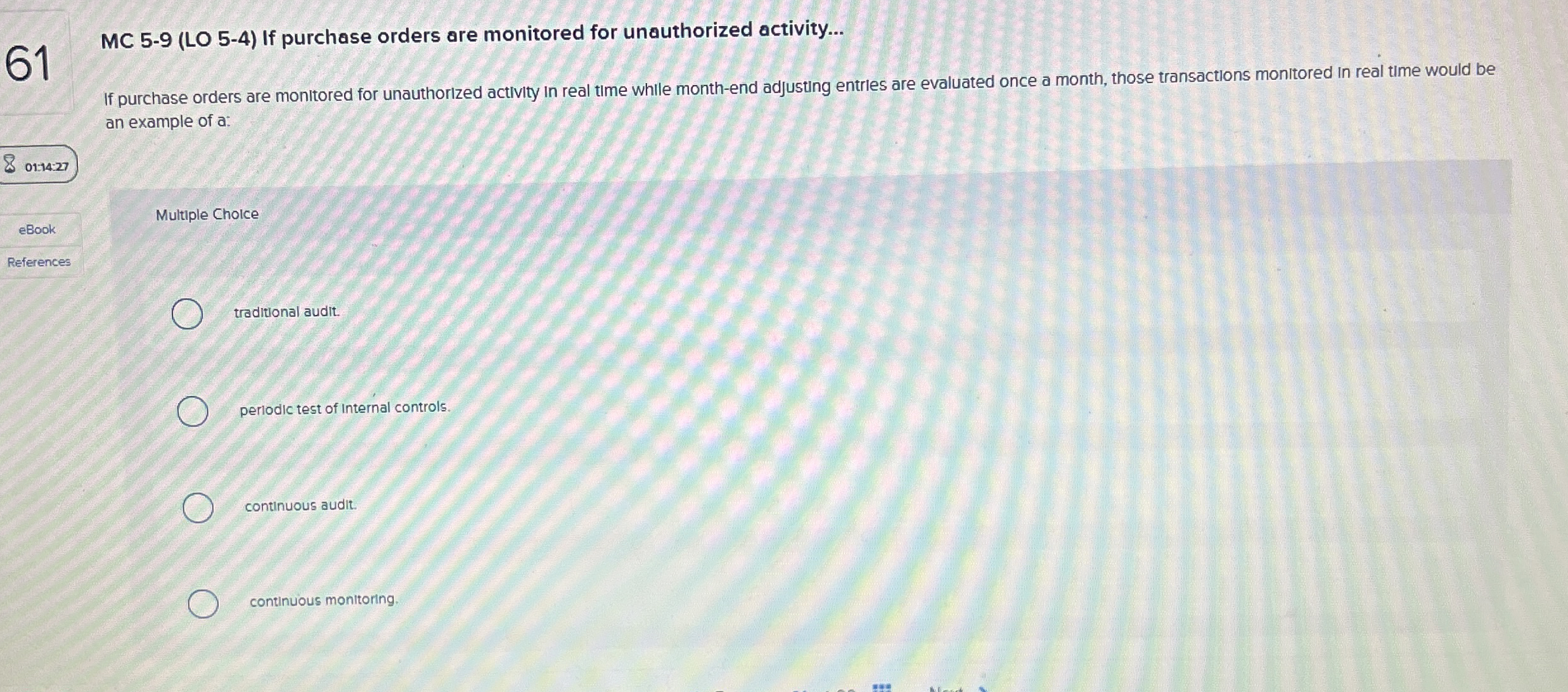 6 1 MC 5 - 9 ( LO 5 - 4 ) If purchase orders are