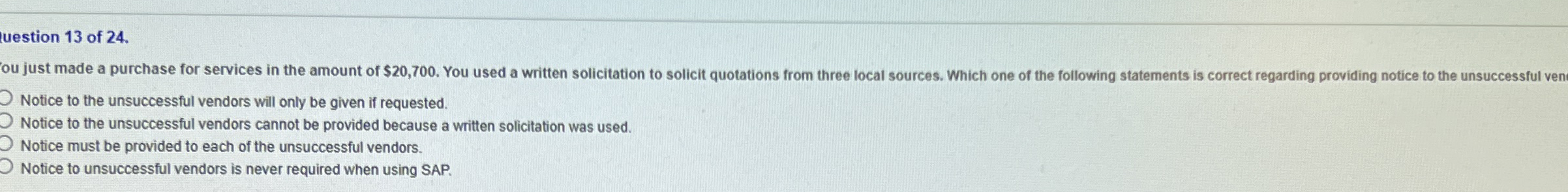 U just made a purchase for services in the amount
