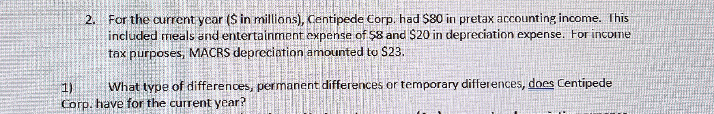 For the current year ( $ in millions ) ,