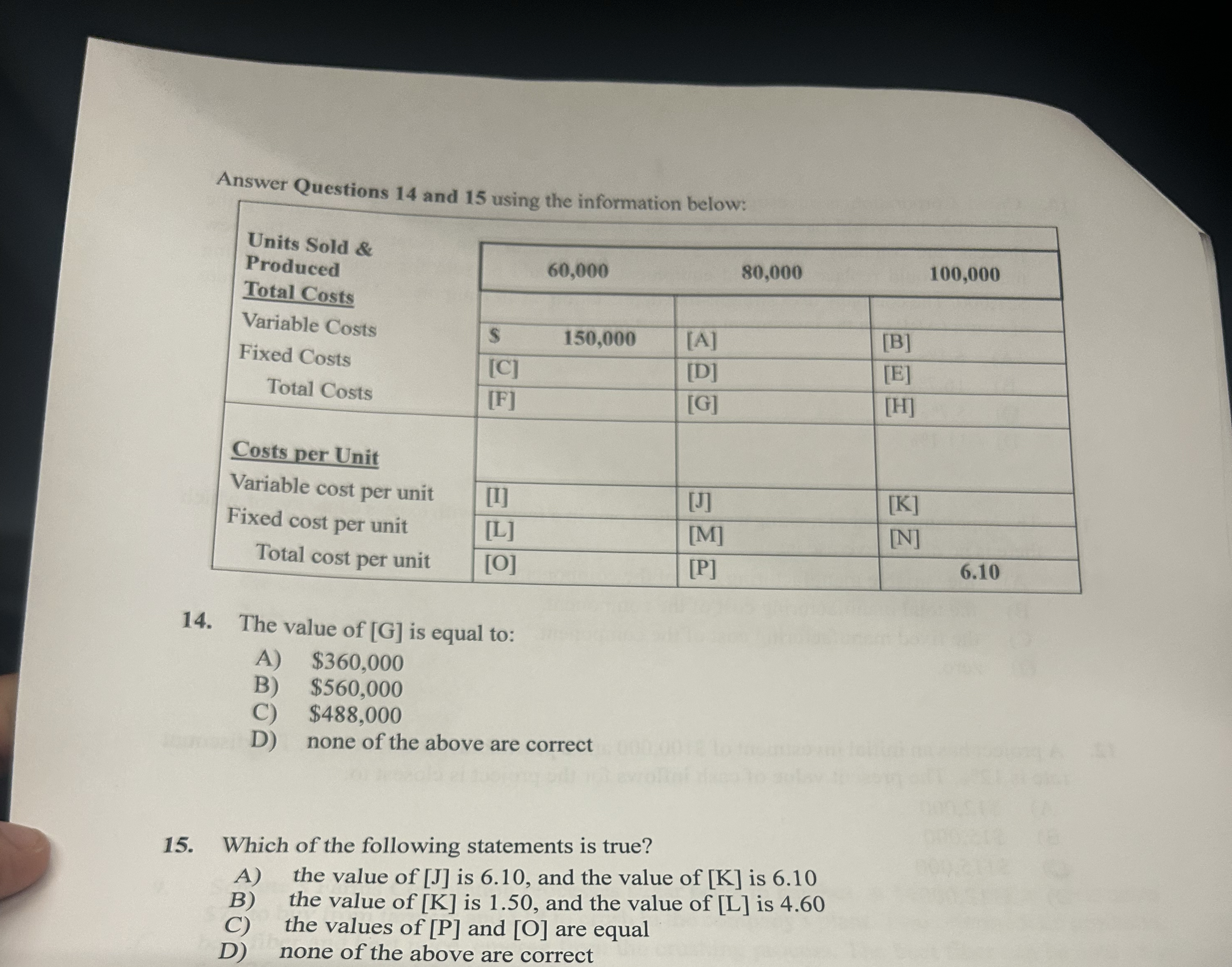 Answer Questions 1 4 and 1 5 using the