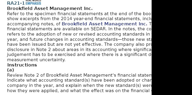 RA21 -1 EMPHASIS Brookfield Asset Management Inc.