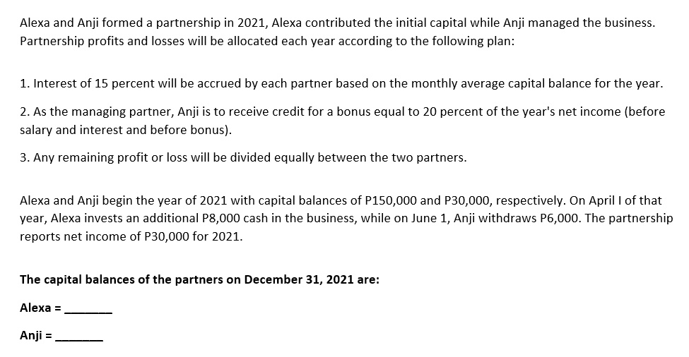 Alexa and Anji formed a partnership in 2021,