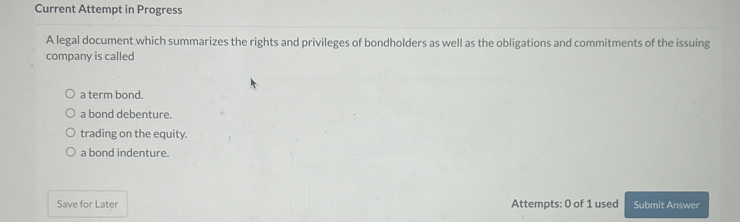 Current Attempt in Progress A legal document