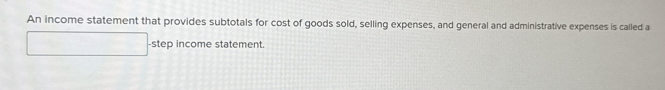 Operating expenses are usually separated into two