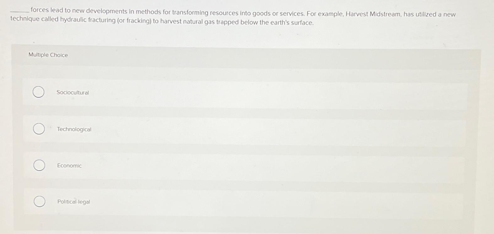 forces lead to new developments in methods for