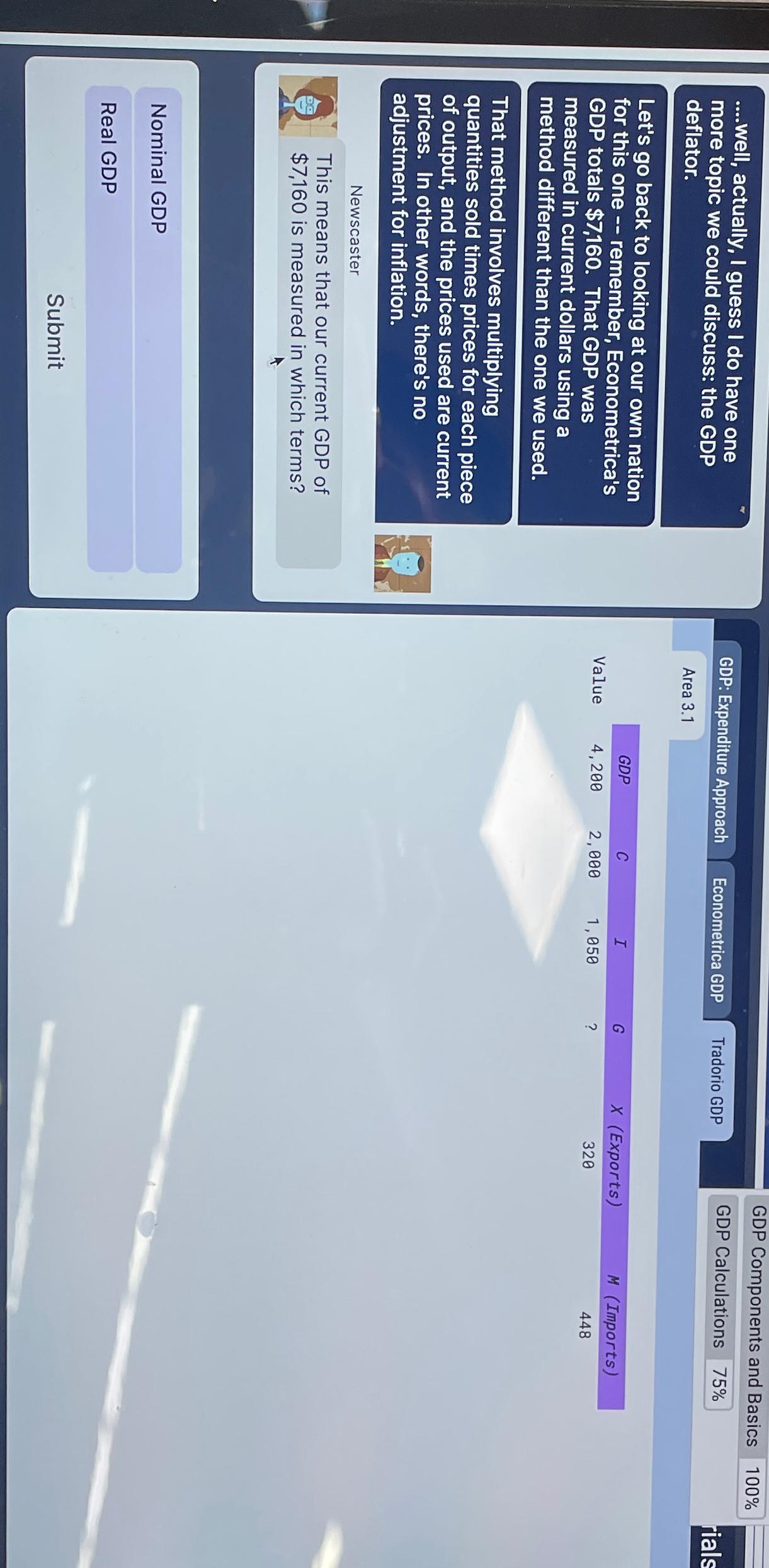 . . . . well, actually, I guess I do have one