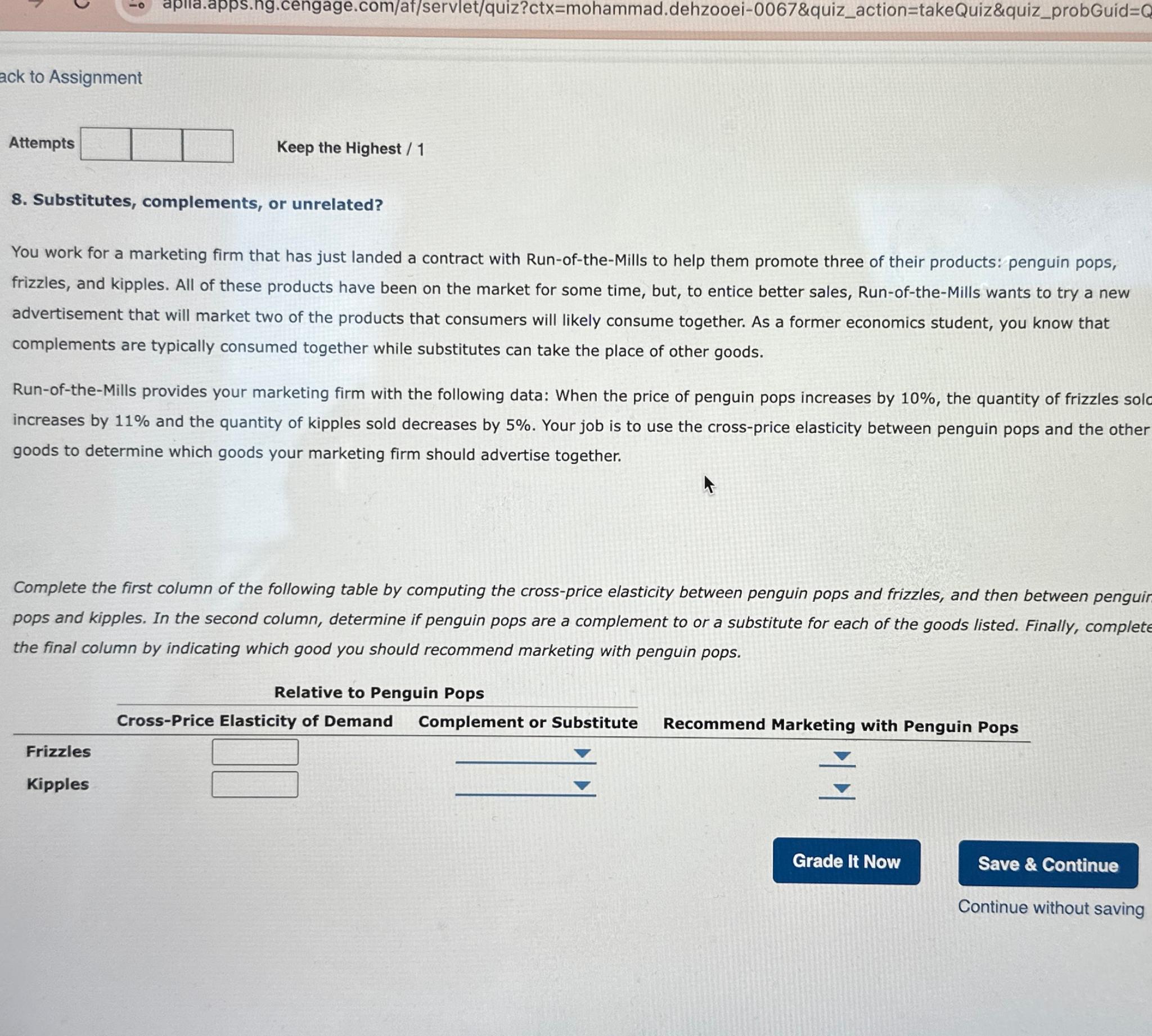 ack to Assignment Attempts Keep the Highest / 1 8