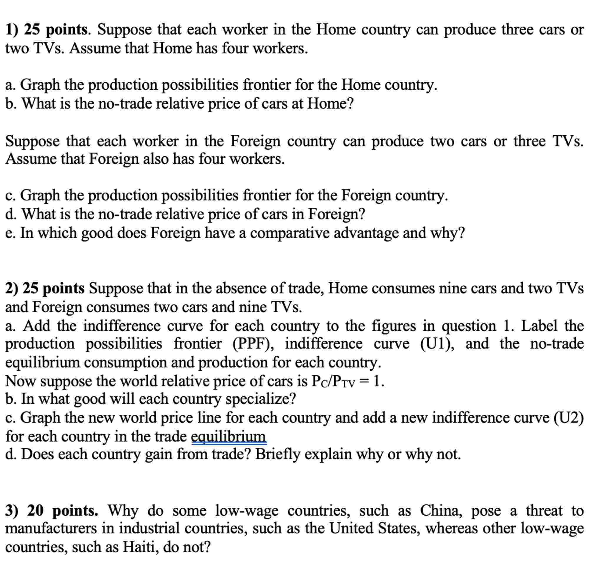 2 0 points. Why do some low - wage countries,
