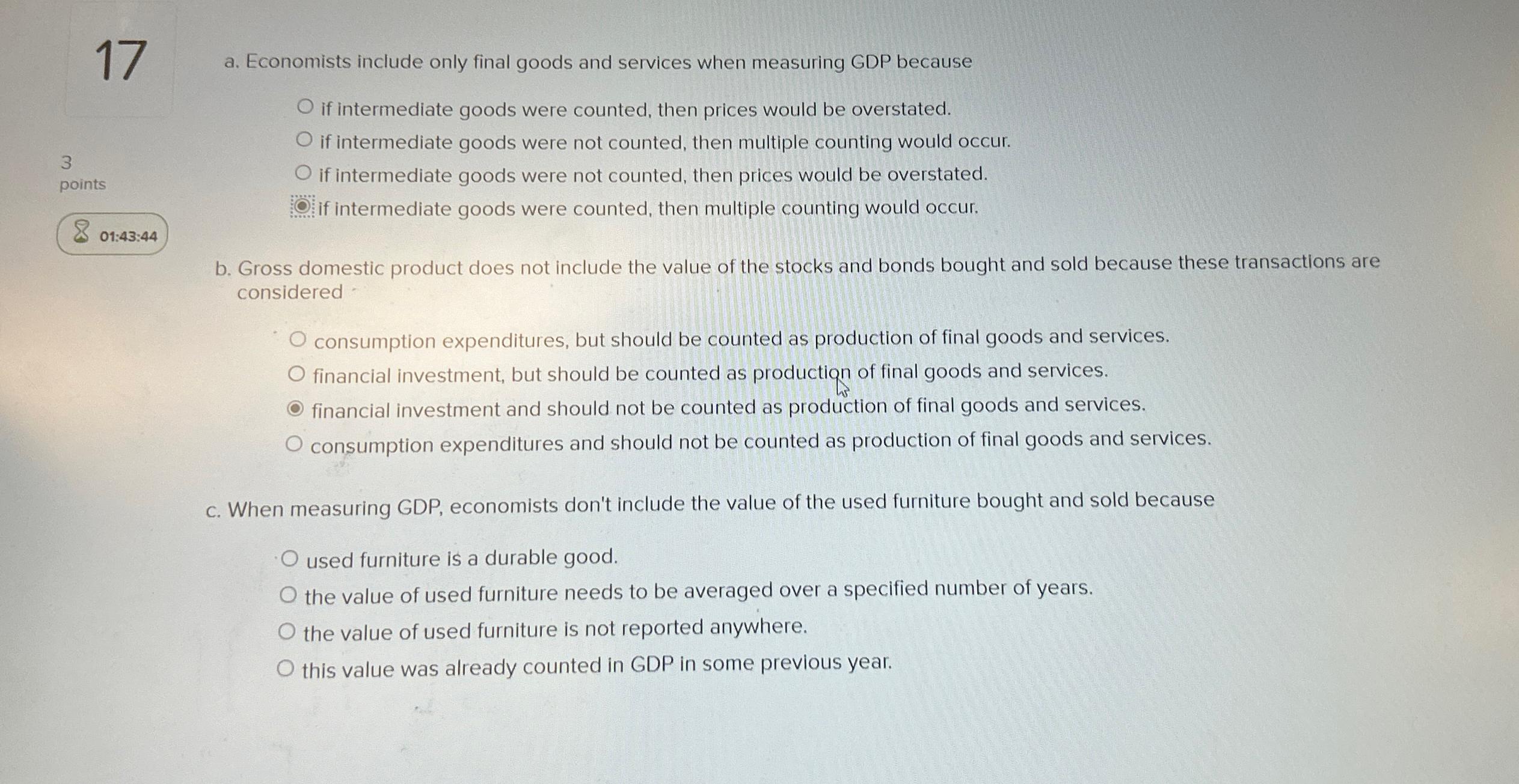 1 7 3 points 0 1 : 4 3 : 4 4 a . Economists