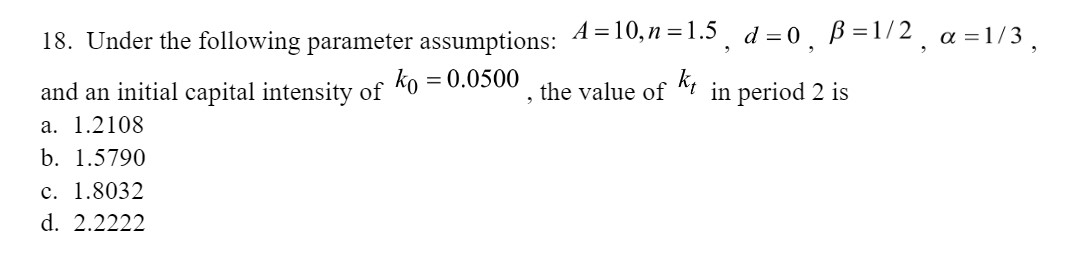 ( Economics: Growth Analytics ) Under the