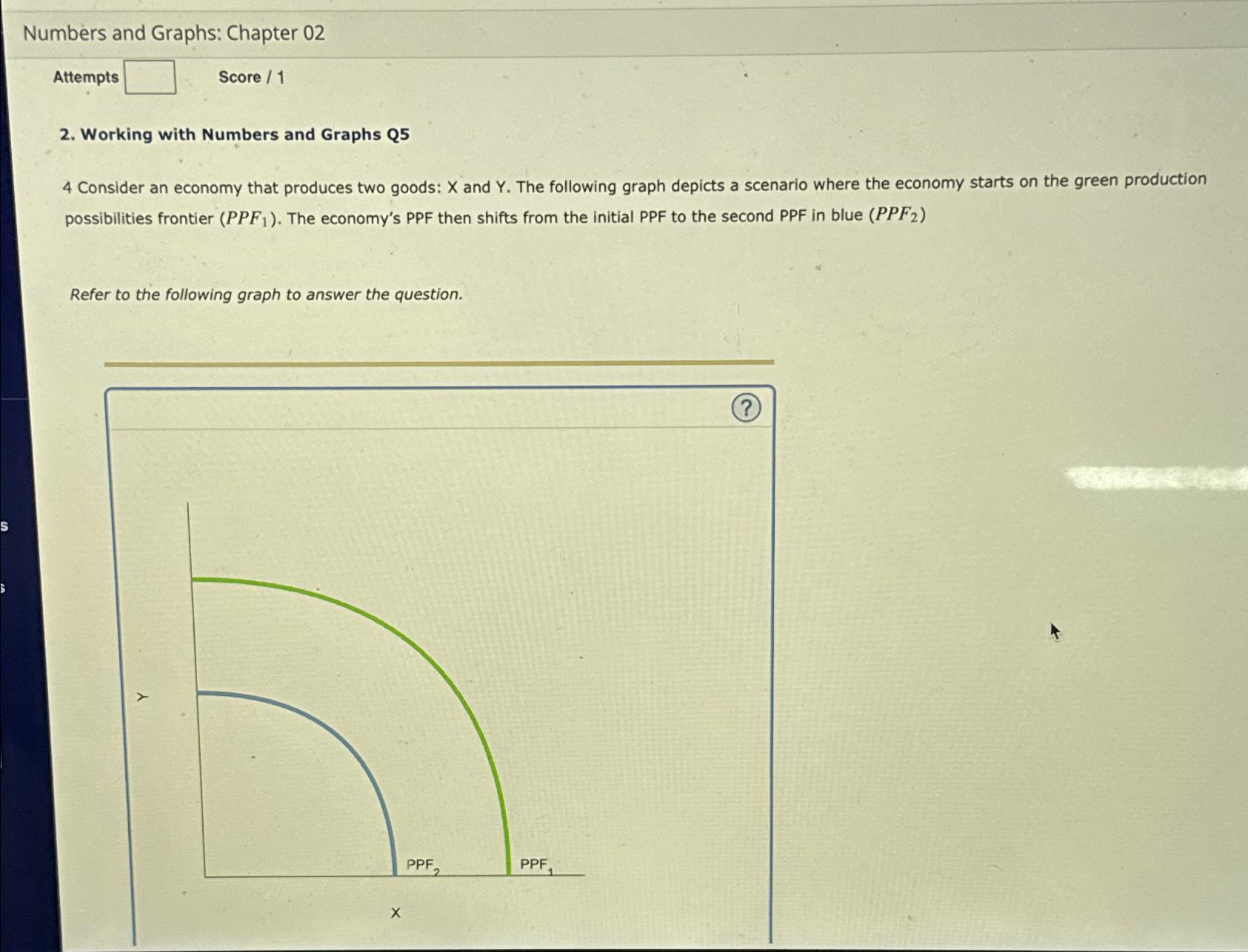 Numbers and Graphs: Chapter 0 2 Attempts Score /