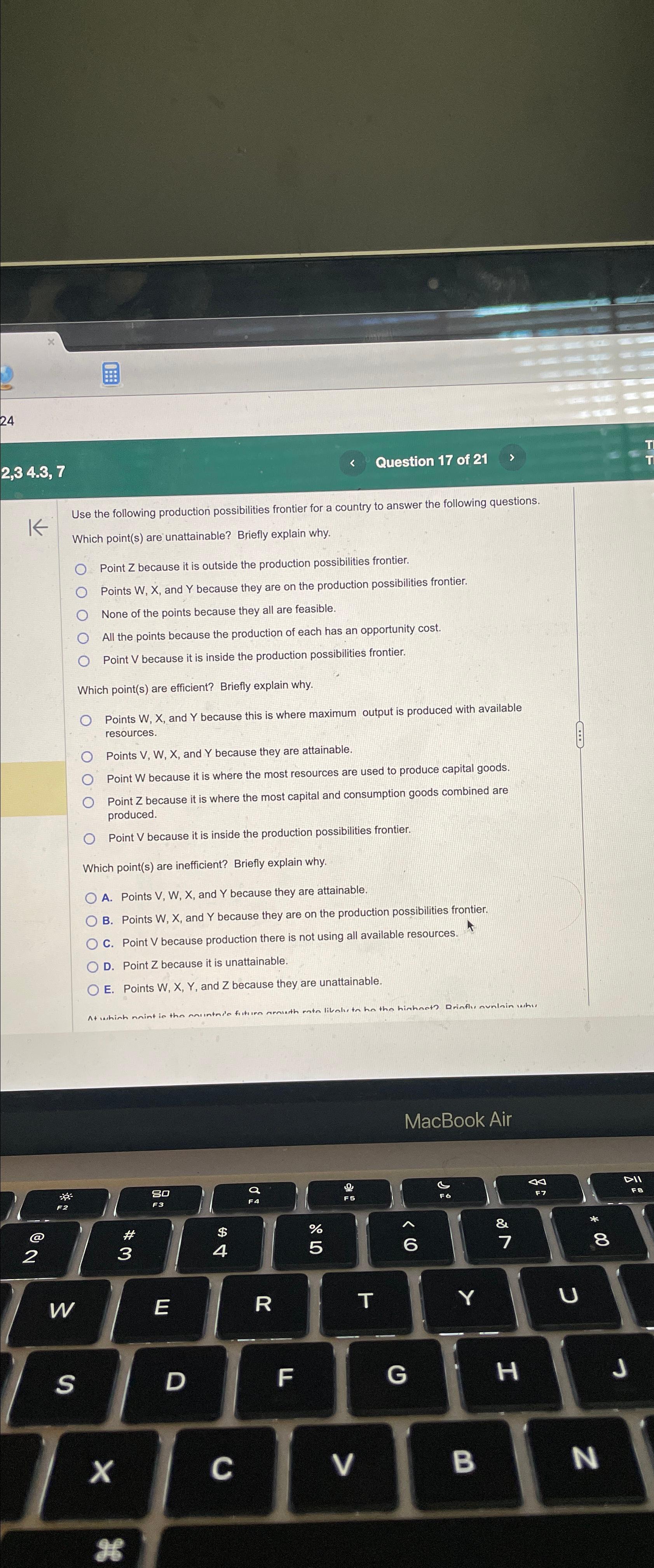 2 , 3 4 . 3 , 7 Question 1 7 of 2 1 K Use the