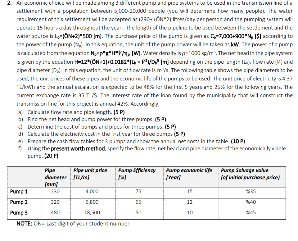 2 9 0 + ( O H * 2 ) litre s d a y per person and