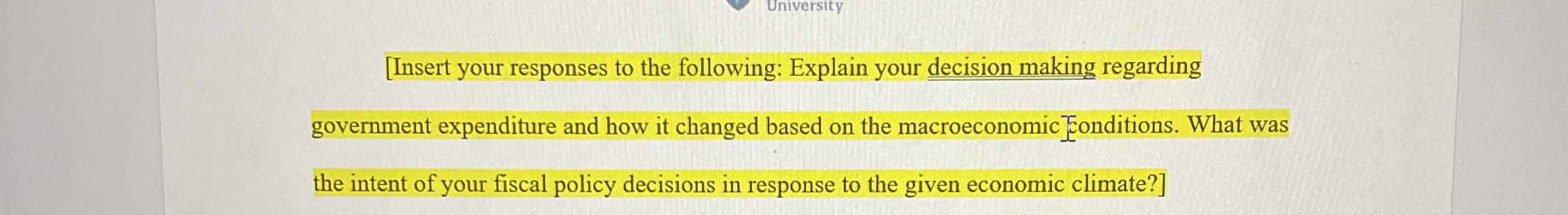 [ Insert your responses to the following: Explain