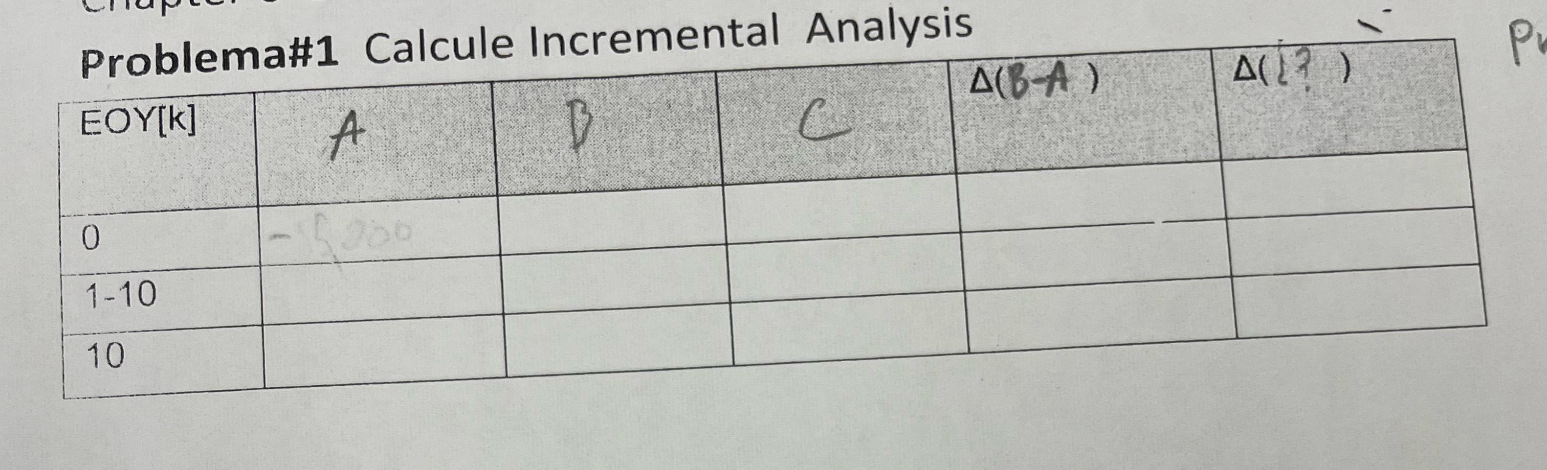 Chapter 6 Three mutually exclusive alternatives