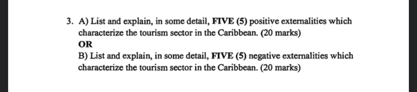 A ) List and explain, in some detail, FIVE ( 5 )