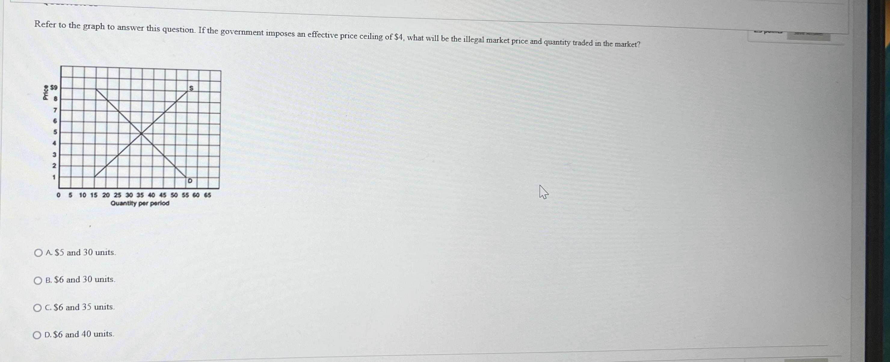 Refer to the graph to answer this question. If