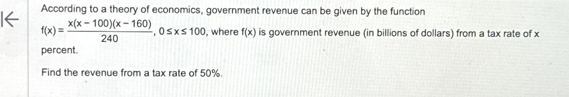 According to a theory of economics, government