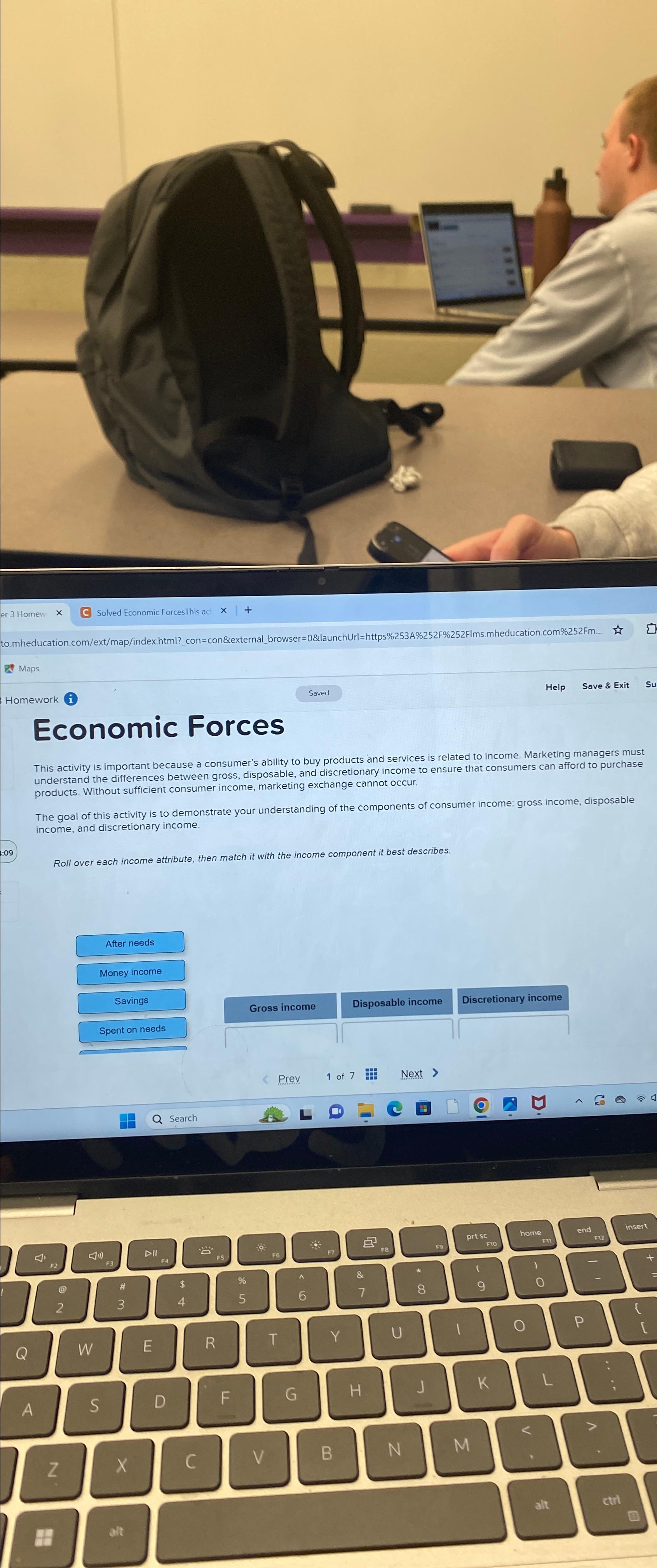 Homework i Saved Help Save & Exit Economic Forces