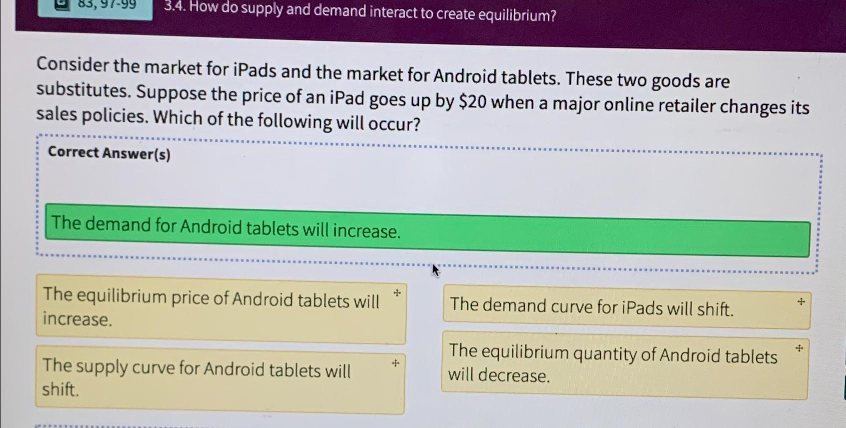 3 . 4 . How do supply and demand interact to
