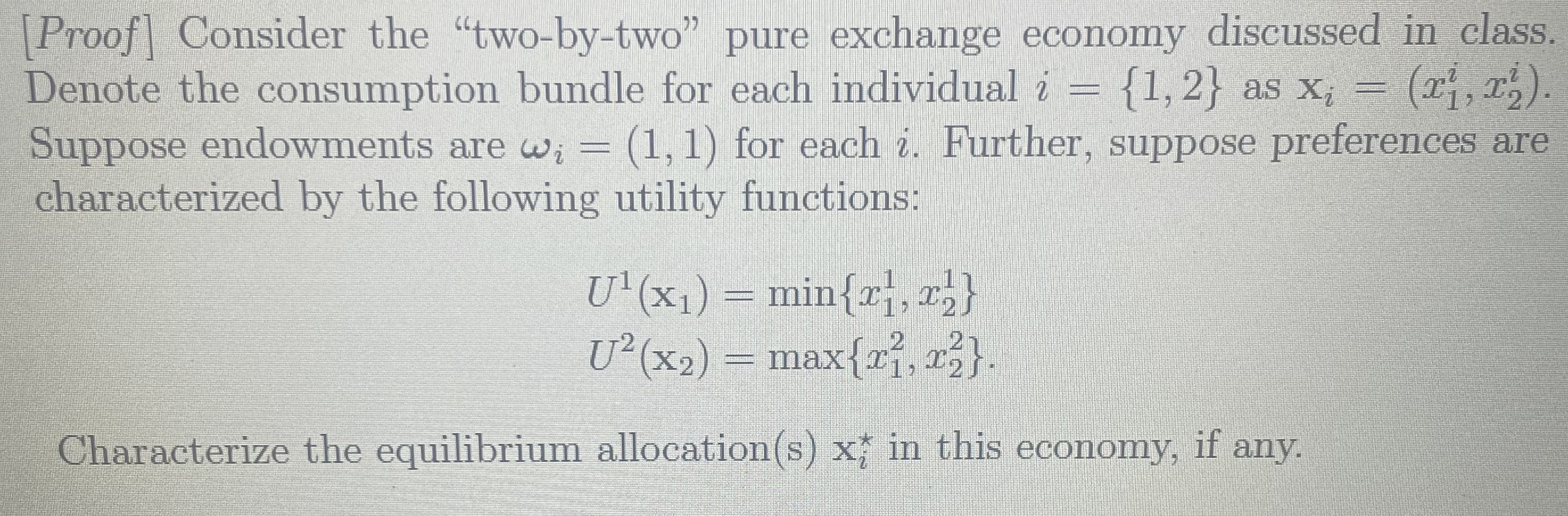 [ Proof using algebra not explanation ] Consider