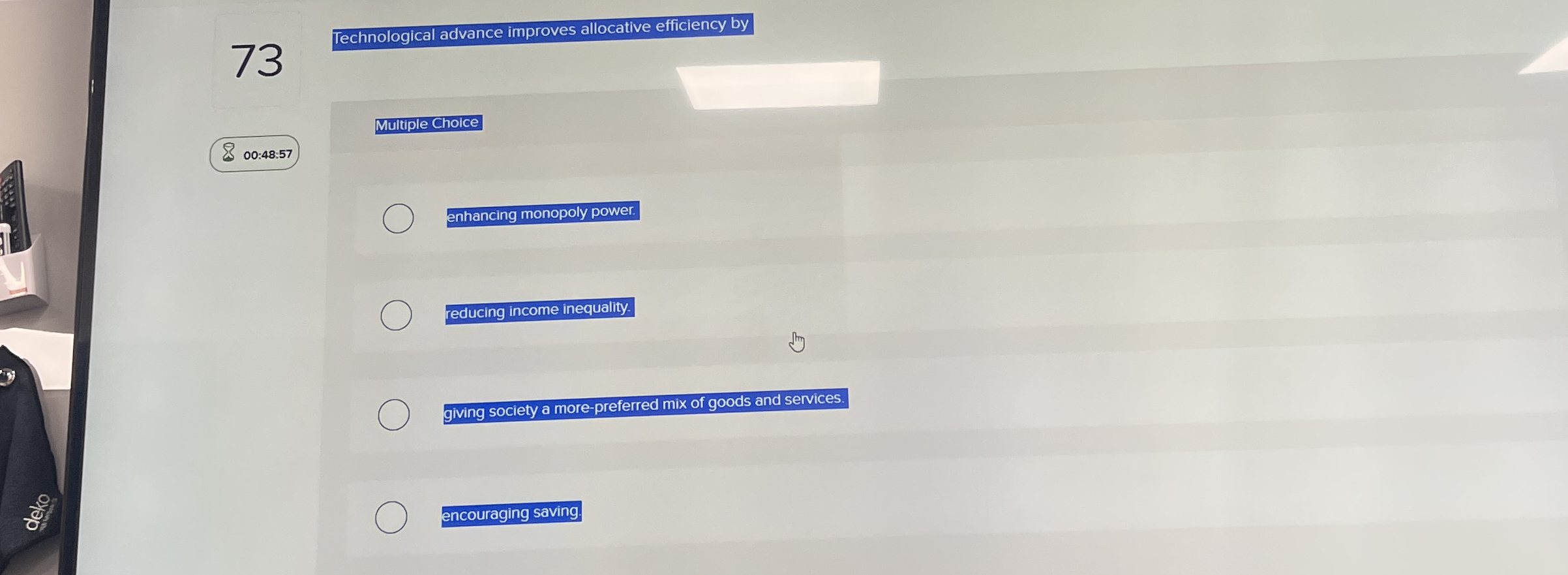 7 3 Technological advance improves allocative