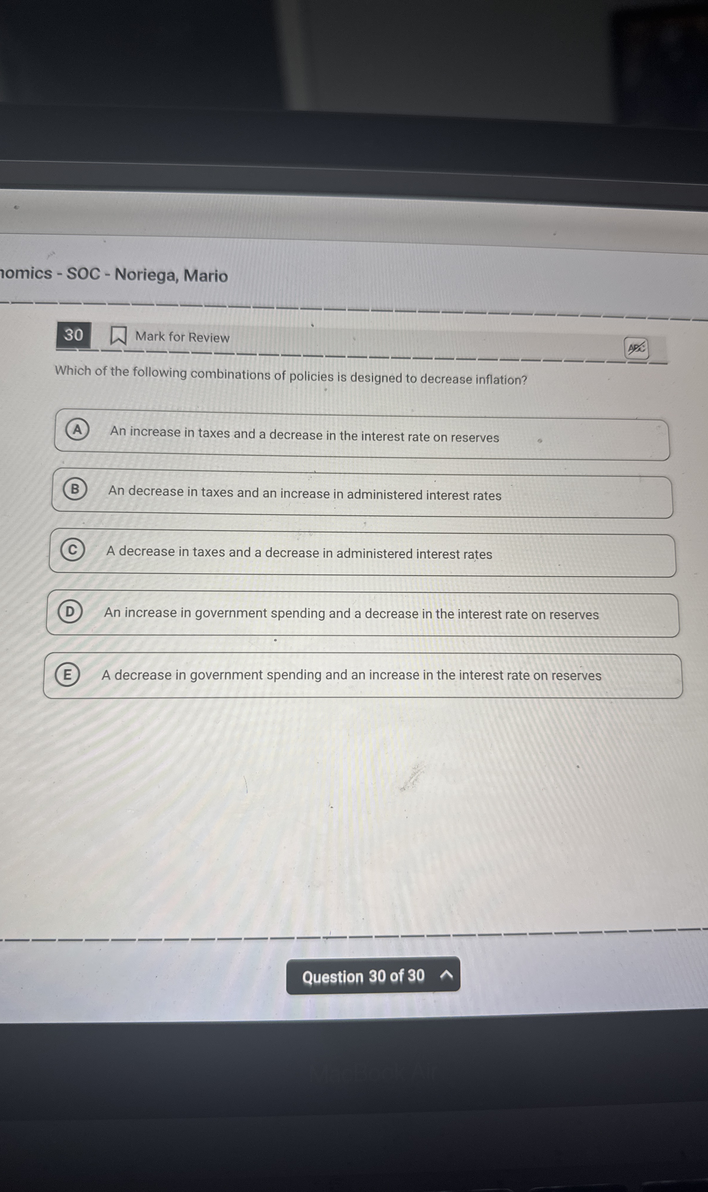 1 omics - SOC - Noriega, Mario 3 0 Mark for