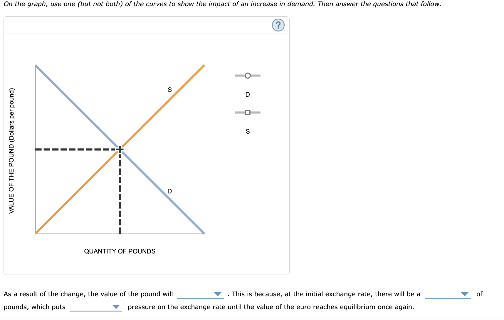 On the graph, use one ( but not both ) of the